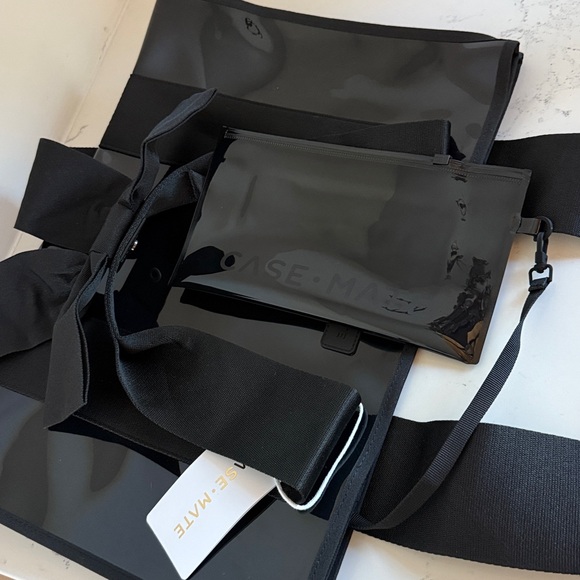 Case Mate Jelly Waterproof Tote Bag in color MIDNIGHT BLACK BOW NWT - Picture 10 of 10